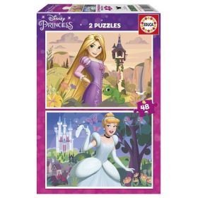 PUZZLE 2X48 DISNEY PRINCESS EDUCA
