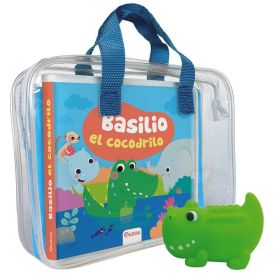 Libro de baño. Basilio el cocodrilo