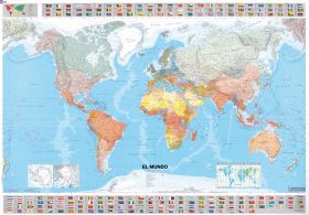 MAPA MUNDO PLASTICO