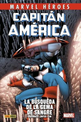 Marvel héroes 104 capitán américa de mark gruenwald. en busca de la gema de sang