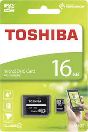 TARJETA MICRO SD+ADAPTADOR TOSHIBA 16GB