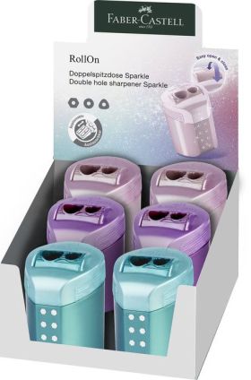 SACAPUNTAS DOBLE ROLLON SPARKLE.