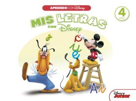 Mis letras con Disney (4 años) (Disney. Primeros aprendizajes)