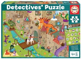 PUZZLE 50 CASTILLO DETECTIVES PUZZL EDUCA