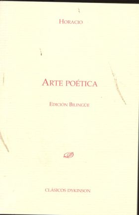 ARTE POETICA EDICION BILINGUE