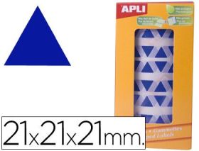 GOMETS TRIANGULOS AZULES GRANDES