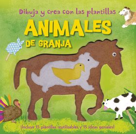 DIBUJA Y CREA CON LAS PLANTILLAS ANIMALES DE GRANJ