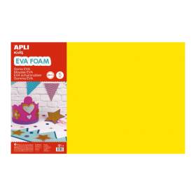 GOMA EVA AMARILLO 60X40CM APLI