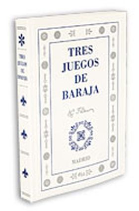 TRES JUEGOS DE BARAJA