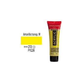 17042720 ACC TUBO 20ML AMARILLO TRANSP. MEDIO 272