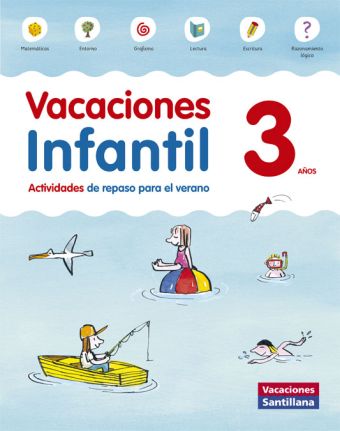 VACACIONES 1 INFANTIL SANTILLANA ED15 3 AÑOS
