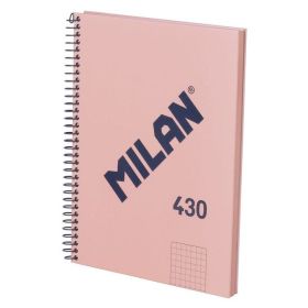 CUADERNO A5 ROSA 80H. ESPIRAL CUAD. 430