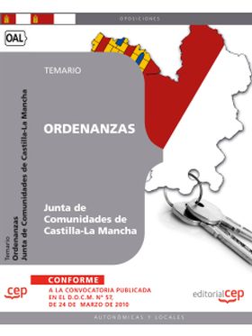Ordenanzas. Junta de Comunidades de Castilla-La Mancha. Temario