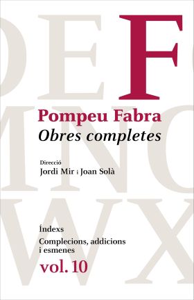 OBRES COMPLETES DE POMPEU FABRA, 10