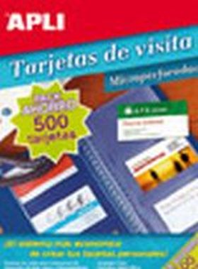 TARJETAS VISITA APLI 500 U. 11705