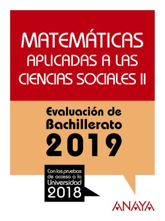 MATEMATICAS CC SOCIALES  II. EVALUACION DE BACHILL