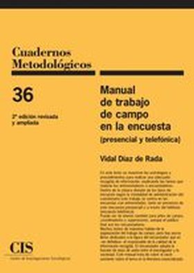 Manual de trabajo de campo en la encuesta