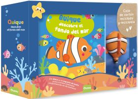 Libro de baño. Quique descubre el fondo del mar. Ecológico