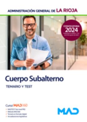 SUBALTERNO LA RIOJA TEMARIO Y TEST