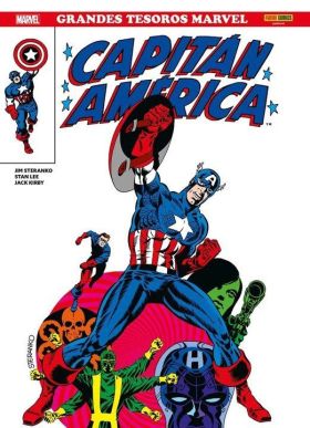 GRANDES TESOROS MARVEL CAPITAN AMERICA DE JIM STERANKO