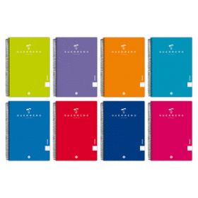 CUADERNO ESPIRAL 4º/A5 P2,5MM T. BLANDA GUERRERO 80H 90G LIBRETA CUARTO
