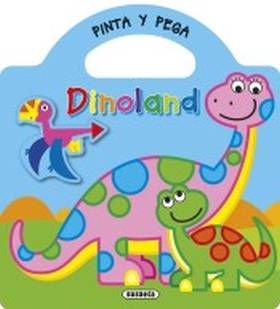 Pinta y pega - Dinoland (4 títulos)