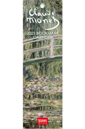 BOOKMARK CALENDARS - 2025 BOOKMARK CALENDAR - CLAUDE MONET - 5.5X18 - LEGAMI