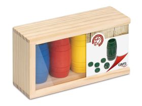 ACCESORIOS PARCHIS OCA 6 JUGADORES MADERA