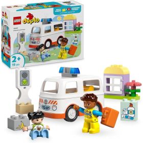 10447 AMBULANCIA Y CONDUCTOR LEGO