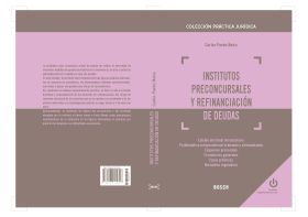 Institutos preconcursales y refinanciación de deudas