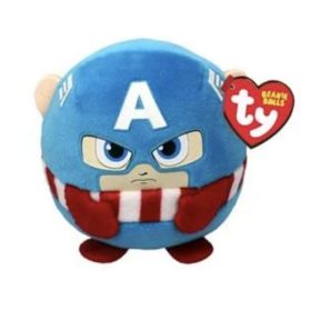TY-42562 B.BALLS CAPTAIN AMERICA 10CM