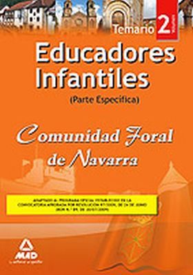 EDUCADORES INFANTILES DE LA COMUNIDAD FORAL DE NAVARRA. TEMARIO PARTE ESPECÍFICA