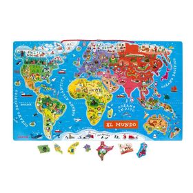 MAPA MUNDI PUZZLE MAGNETICO