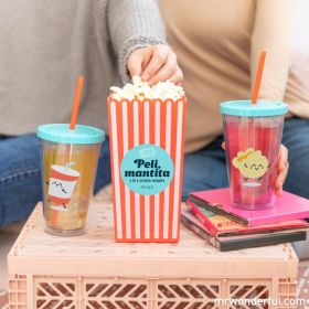 SET DE BOL DE PALOMITAS + VASOS - PELI,