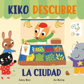 Kiko descubre la ciudad (Abre y descubre. Libro de cartón con solapas)