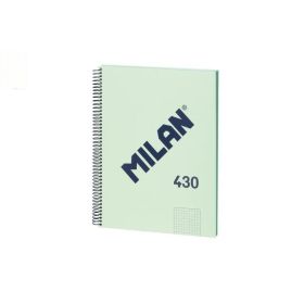 LIBRETA A4 VERDE 80H. ESPIRAL CUADRICULA