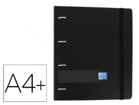 RINGBOOK OXFORD L&G A4+R5 5X5 ERGO W&E TP NEGRO