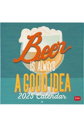 WALL CALENDAR - 2025 WALL CALENDAR - BEER - 30X29 - FOOD & DRINK LEGAMI