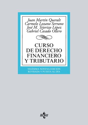 018 CURSO DE DERECHO FINANCIERO Y TRIBUTARIO