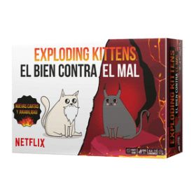 JUEGO ASMODEE EXPLODING KITTENS EL BIEN CONTRA ELMAL