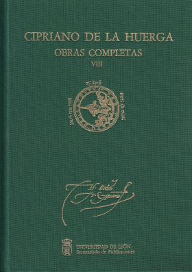 Cipriano de la Huerga. Obras Completas. Vol. VIII Competencia de la hormiga con 