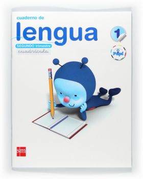 Tablet: Cuaderno de lengua, Cuadrícula. 1 Primaria, 2 Trimestre. ConECE100ta con