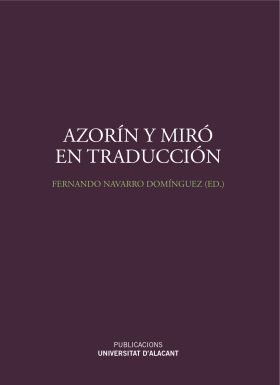 Azorín y Miró en traducción