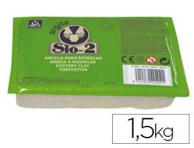 ARCILLA BLANCA 1.5 KG SIO-2