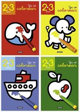 Ya sé colorear (4 títulos)