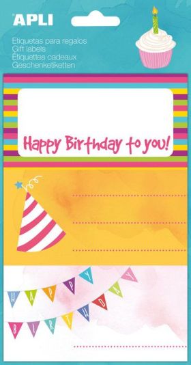 ETIQUETAS PARA REGALOS CUMPLEAÑOS