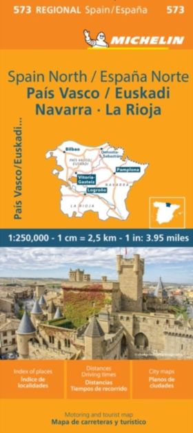 MAPA REGIONAL PAIS VASCO, NAVARRA, LA RIOJA 11573