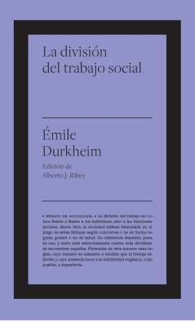 DIVISION DEL TRABAJO SOCIAL, LA