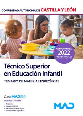 TECNICO/A SUPERIOR EDUCACION INFANTIL CASTILLA LEON TEMARIO