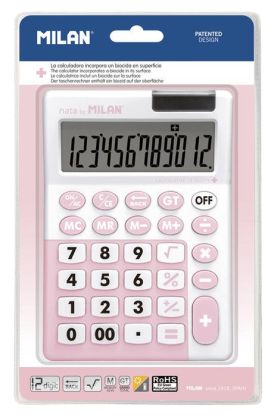 CALCULADORA 12 DIGITOS ROSA